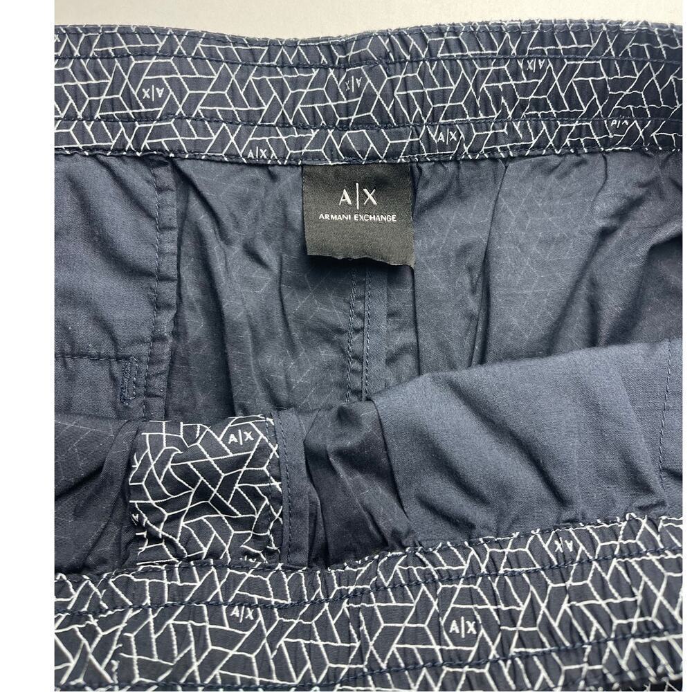 Armani Exchange Men's Geo Logo Shorts - Size 38 - Picture 4 of 7